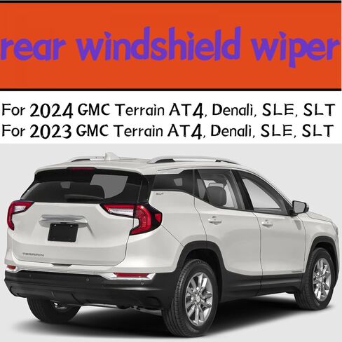 12.5 inch rear wiper blade For GMC Terrain 2022 2023 2024 AT4 Denali SLE SLT back Rear windshield wiper blade in Kuwait