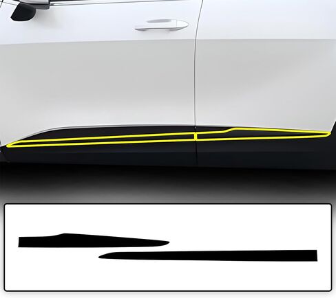 تصميمات BOGAR TECH DESIGNS غطاء حذف الكروم من الجانب السفلي متوافق مع كيا سبورتاج 2023-2025، أسود لامع in Saudi Arabia