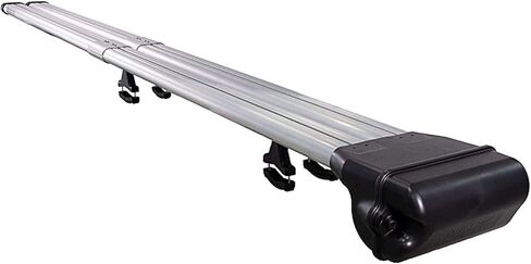 حامل قضيب الصيد من Riversmith River Quiver 4-Banger للسيارة والشاحنة وسيارات الدفع الرباعي - حامل قضيب الطيران ذو 4 قضبان مع صندوق بكرة قفل 10 أقدام و4 بوصات، حامل سريع التحرير، أسود in Saudi Arabia