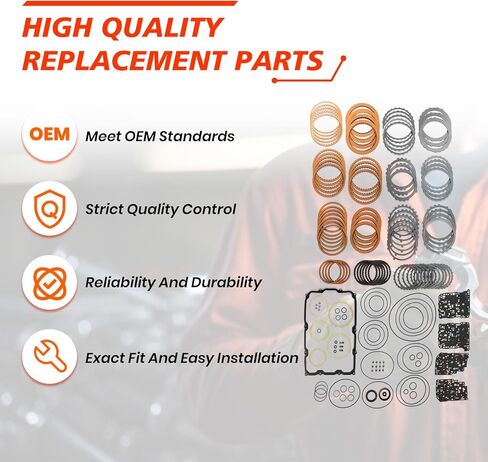 Auto Transmission Master Rebuild Kit, Compatible with Mini Cooper 2002-2008 1.4 L 1.6L, Engine Replaces Part CFT25/27 ZF-CVT in Kuwait
