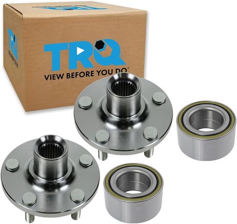 TRQ 2 Piece Front Wheel Bearing & Hub Kit Set Compatible with 2002-2010 Chrysler PT Cruiser 2002-2005 Dodge Neon in Saudi Arabia