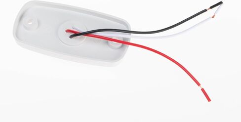 Optronics MCL32ATB 4" x 2" Rectangular LED Clearance and Side Marker Light with Turn Signal, Amber Lens, White Base, Waterproof, Durable ABS Housing, Ideal for Trailers and RVs in Saudi Arabia