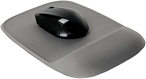 STAPLES 24339943 Mouse Pad with Gel Wrist Rest Black (53326) in Saudi Arabia