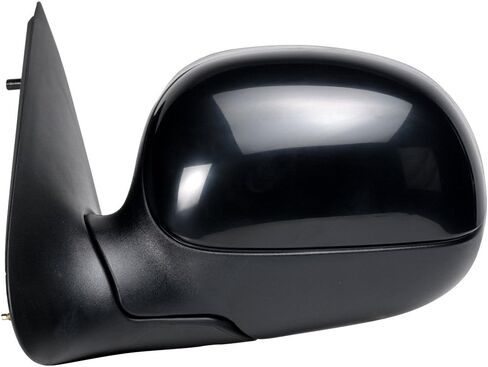 Passenger Side Mirror for Ford F150, F250 LD Pick-Up, Black, w/PTM Cover, Foldaway, Manual (Will not fit on Crew Cab Models) in Saudi Arabia