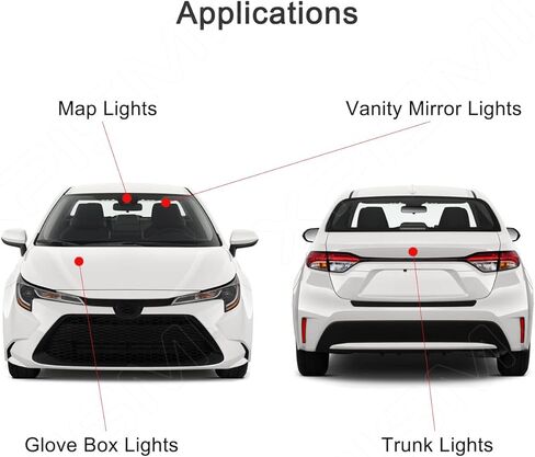 8 Piece 6000K White Interior LED Light Kit Package Compatible with Ford Mustang 2015 2016 2017 2018 2019 2020 2021, with Placement Diagram and Install Tool in Saudi Arabia