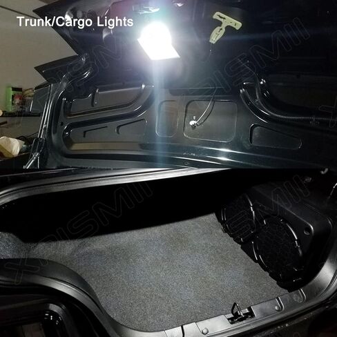 8 Piece 6000K White Interior LED Light Kit Package Compatible with Ford Mustang 2015 2016 2017 2018 2019 2020 2021, with Placement Diagram and Install Tool in Saudi Arabia