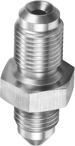 3AN Male to M10x1.0 Male Inverted Flare Stainless Steel Brake Adapter Fitting Connector（1pcs） in Saudi Arabia