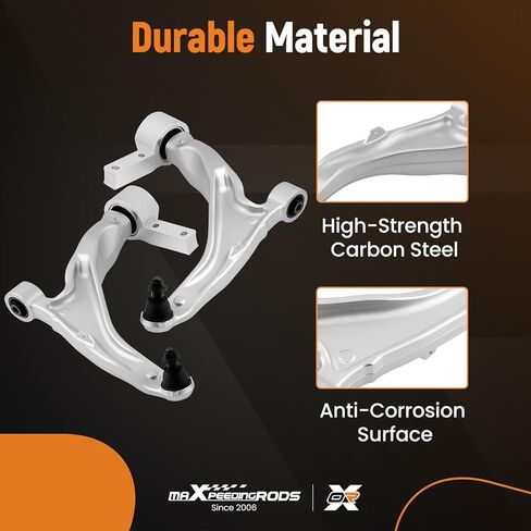 maxpeedingrods 2 قطعة ذراع التحكم السفلي الأمامي مع وصلة كروية لـ Acura MDX 2007-2013، Acura ZDX 2010-2013 in Saudi Arabia