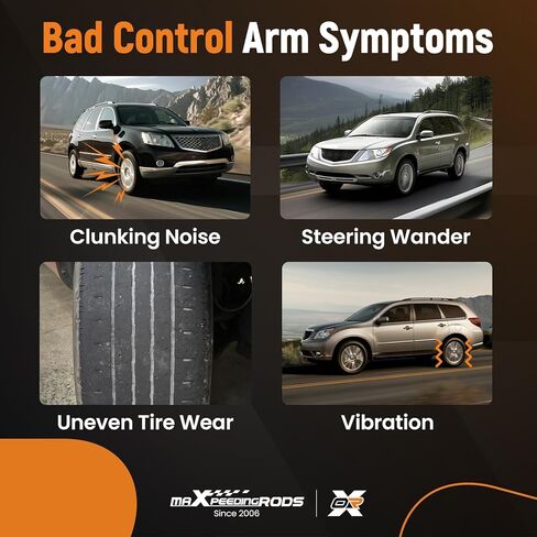 maxpeedingrods 2 قطعة ذراع التحكم السفلي الأمامي مع وصلة كروية لـ Acura MDX 2007-2013، Acura ZDX 2010-2013 in Saudi Arabia