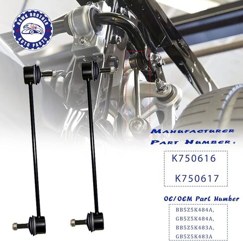K750616 K750617 Front Stabilizer Sway Bar End Link Control Arm Kit Replacement for Ford Explorer 2011-2018 Ford Police Interceptor Utility 2013-2018 in Saudi Arabia
