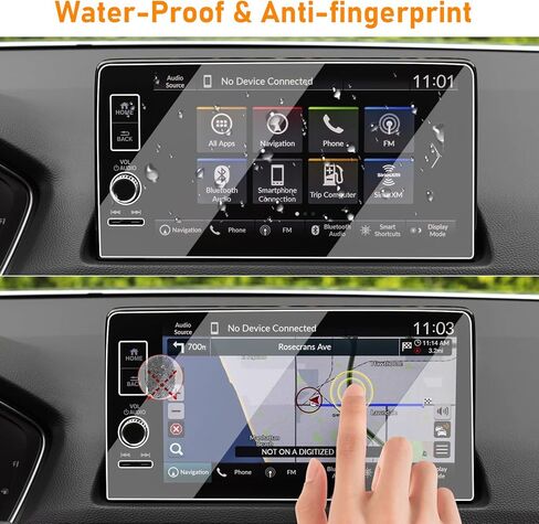 Yumzeco Navigation Screen Protector Compatible with Mazda 3 2019-2023 2024 Mazda CX-30 2020-2023 2024,HD Clear Tempered Glass Screen Protector Replacement Anti-Scratch 8.8inch in Kuwait
