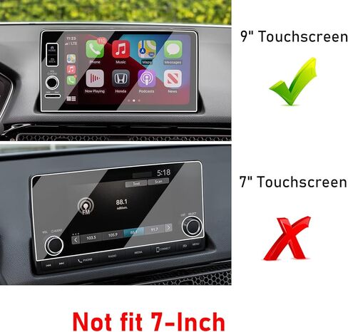 Yumzeco Navigation Screen Protector Compatible with Mazda 3 2019-2023 2024 Mazda CX-30 2020-2023 2024,HD Clear Tempered Glass Screen Protector Replacement Anti-Scratch 8.8inch in Kuwait