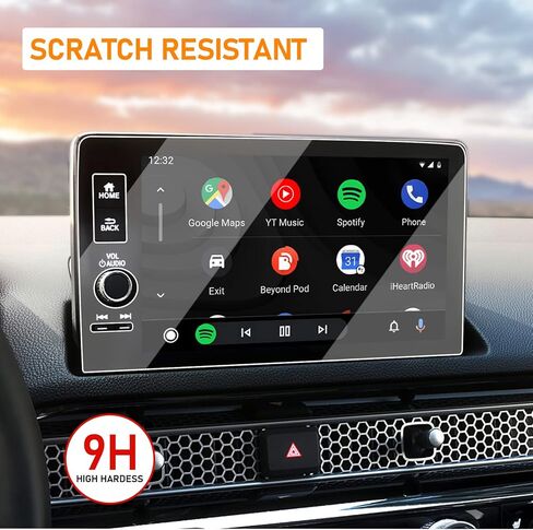 Yumzeco Navigation Screen Protector Compatible with Mazda 3 2019-2023 2024 Mazda CX-30 2020-2023 2024,HD Clear Tempered Glass Screen Protector Replacement Anti-Scratch 8.8inch in Kuwait