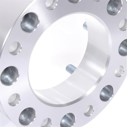 SCITOO 4 قطع فواصل عجلة 2 بوصة 8 × 180 تتحمل 125 مم ترصيع 14 × 1.5 8 محولات فواصل عجلة العروة تناسب شيفروليه سيلفرادو 2500 سيلفرادو 2500 HD لجي إم سي سييرا 2500 HD in Saudi Arabia