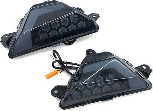 Motorcycle Accessories LED Side Turn Signal Indicators Daytime Running Lights for Ninja 500 2024 2025 in Saudi Arabia