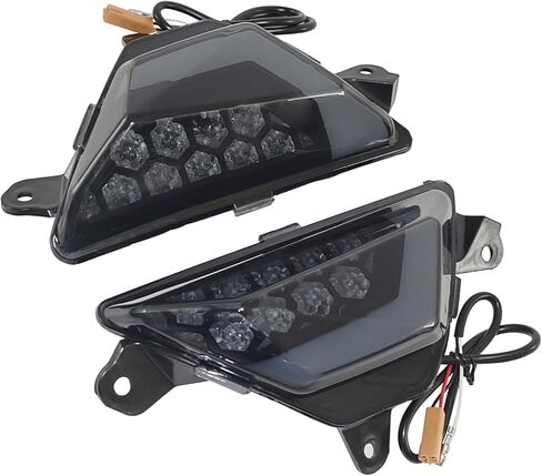 Motorcycle Accessories LED Side Turn Signal Indicators Daytime Running Lights for Ninja 500 2024 2025 in Saudi Arabia