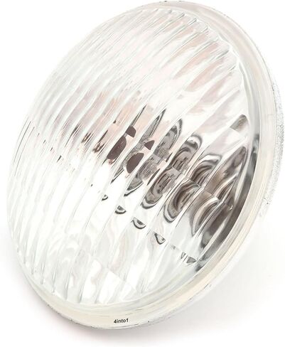 4into1 5.75" 5 3/4 inch Halogen H4 Round Clear Headlight Glass 60/55 Low/High Beam Retro Stock Motorcycle Vintage Cafe Racer Bobber Chopper in Saudi Arabia