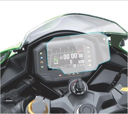 لـ ZX4R لـ Z650 لـ Z900 لـ Ninja650 ملحقات شاشة حماية الخدش العنقودية (2 قطعة) in Kuwait