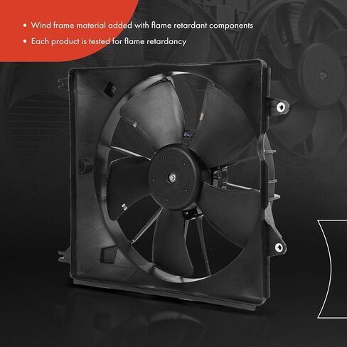 A-Premium Engine Radiator Cooling Fan Assembly Compatible with Select Acura Models - RDX 2007-2012, L4 2.3L in Saudi Arabia