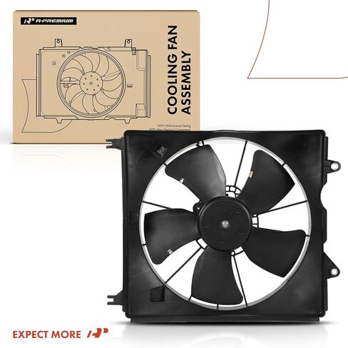 A-Premium Engine Radiator Cooling Fan Assembly Compatible with Select Acura Models - RDX 2007-2012, L4 2.3L in Saudi Arabia