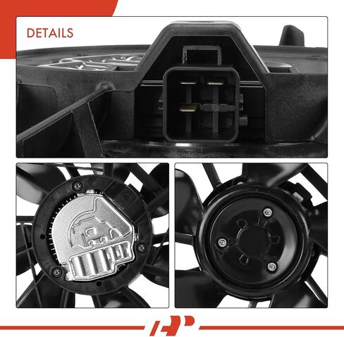 A-Premium Engine Radiator Cooling Fan Assembly with Brushless Motor Compatible with Select Ford Models - F-150 F150 2021 2022 2024 2025 in Saudi Arabia