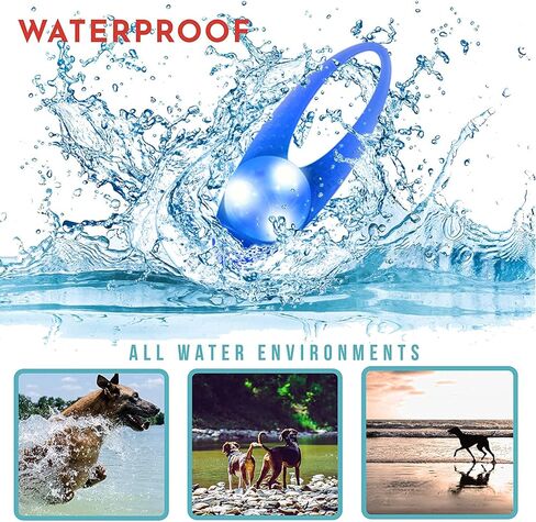 LaRoo Dog LED Safety Blinker Light for Night Walking,3 Modes Cute Filbert Night Light Silicon Waterproof Flashing Light Up Pendant Clip on Dog Collar Charms in Saudi Arabia