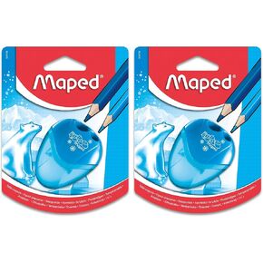 Maped I-Gloo Left-Handed Pencil Sharpener - 1 Hole - For School & Art - Ergonomic Design - Durable & Portable - Assorted Colors in Kuwait