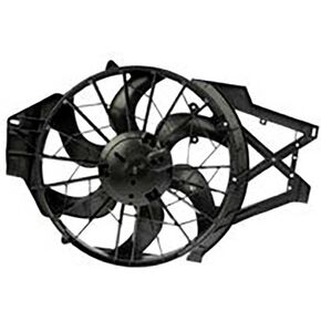 Engine Cooling Fan Assembly 1PC Replaces F7ZZ8C607AA, F7ZZ8C607AB Compatible with Mustang 1997 1998 1999 2000 in Kuwait