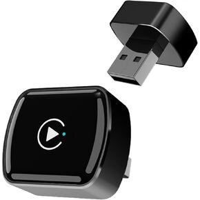 محول CarPlay اللاسلكي ومحول Android Auto اللاسلكي، محول Apple Carplay اللاسلكي 2 في 1، ترقية التوصيل والتشغيل دونجل يحول السلكي إلى لاسلكي للسيارات مع وظيفة CarPlay في المصنع 2016+ in Kuwait