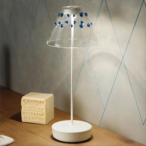 Cordless LED Table Lamp，Rechargeable Battery Desk Lamps, 3 Color Stepless Dimmable Metal Battery Table Lamps, Portable Table Light for Indoor/Outdoor/Restaurants/Bedroom/Bar in Saudi Arabia