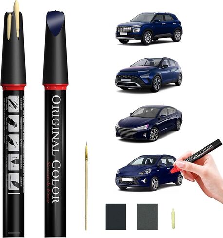 Carhoo PS8 Deep Sea Blue متوافق مع قلم طلاء Hyundai Exact Match Touch Up - 0.56 أونصة سائلة (16 مل) in Kuwait