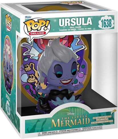 Funko Pop! Deluxe: Little Mermaid - Ursula - Stained Glass - Collectable Vinyl Figure - Gift Idea - Official Merchandise - Toys for Kids & Adults - Disney Fans - Figure for Collectors and Display in Saudi Arabia