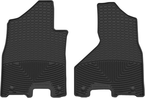 Weathertech All-Weather Floor Mats for Dodge Ram Truck 4500/5500, Ram 2500/3500, Ram 4500/5500-1st Row (W516), Black in Saudi Arabia