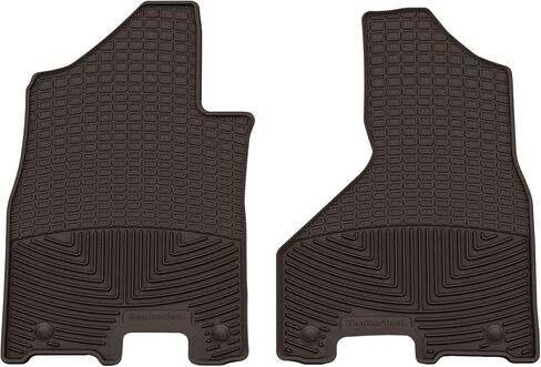 Weathertech All-Weather Floor Mats for Dodge Ram Truck 4500/5500, Ram 2500/3500, Ram 4500/5500-1st Row (W516), Black in Saudi Arabia