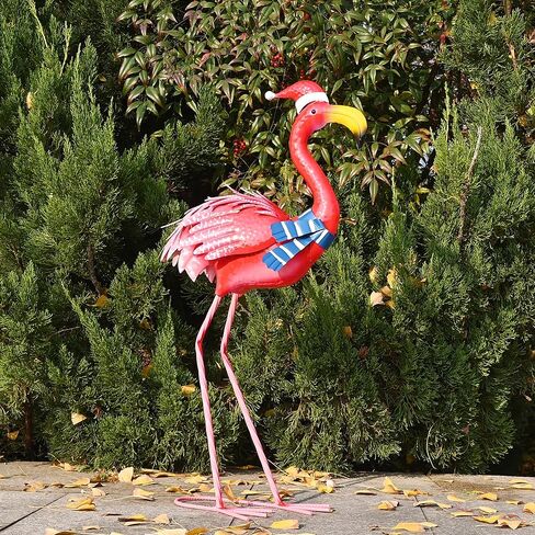 ديكور الحديقة بلو هيرون يارد ديكور فني تماثيل رافعات معدنية كبيرة للديكور الداخلي في الهواء الطلق، الفناء الخارجي، حمام السباحة، الحديقة (أزرق) in Kuwait