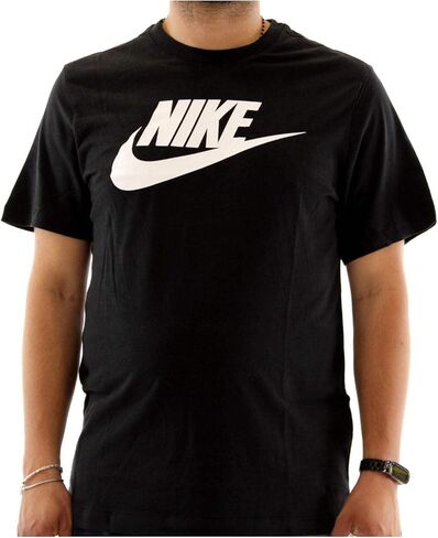 Nike Sportswear Men's T-Shirt AR5004 (White/Black-University Red, X-Small) in Saudi Arabia