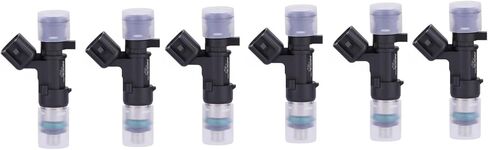 MOCA FJ612 6PCS Fuel Injectors Fit 2005-2010 for Chrysler 300 V6 2.7L 3.5L, 2004-2010 for Chrysler Sebring V6 2.7L, 2007-2011 for Dodge Nitro V6 4.0L, 2006-2010 for Dodge Charger V6 2.7L 3.5L in Saudi Arabia
