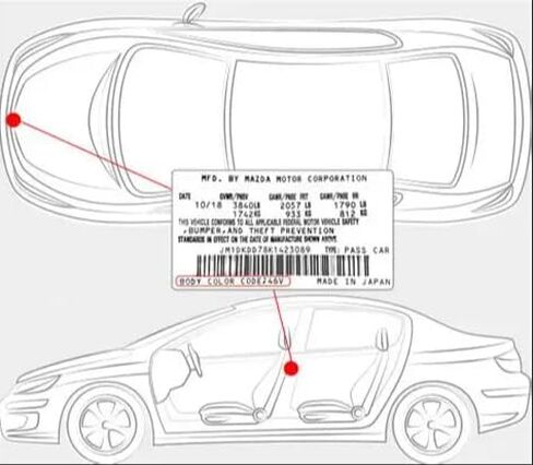 متوافق مع 2005 Mazda Dark Steel (26X، D1) ملمع الهباء الجوي فائق الجودة ذو المرحلة الواحدة المطابق للمصنع - مجموعة طلاء اللمسات المصنوعة في الولايات المتحدة الأمريكية in Saudi Arabia