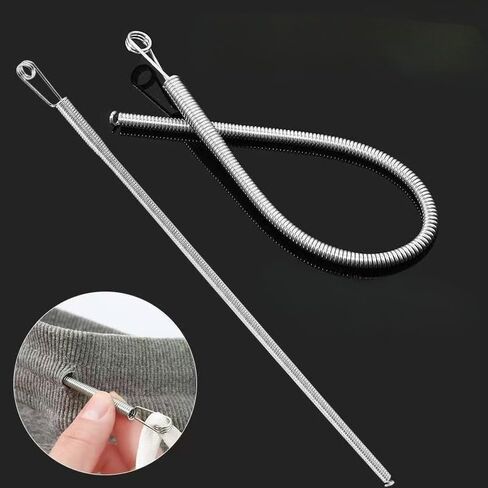5pcs Elastic Waistband Threading Tool 5/10 Pack Metal Loop Spring Handle Sewing Aid for Repairs, Crafts, Home Use and Tailoring, 5pcs in Saudi Arabia