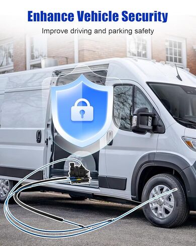 Sliding Door Lock Actuator Fit for Ram Promaster 1500 2500 3500 2014 2015 2016 2017 2018, Passenger Side Slide Door Latch Actuator Cable Assembly Replace 68226180AB 68226180AC 68226180AD in Kuwait