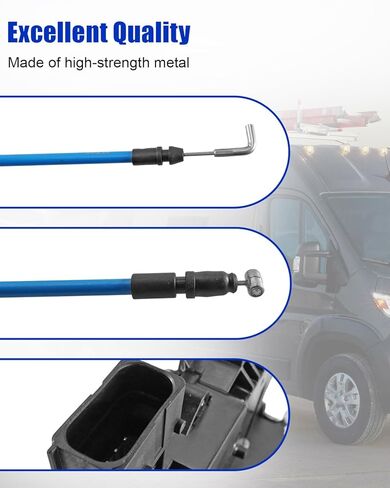 Sliding Door Lock Actuator Fit for Ram Promaster 1500 2500 3500 2014 2015 2016 2017 2018, Passenger Side Slide Door Latch Actuator Cable Assembly Replace 68226180AB 68226180AC 68226180AD in Kuwait