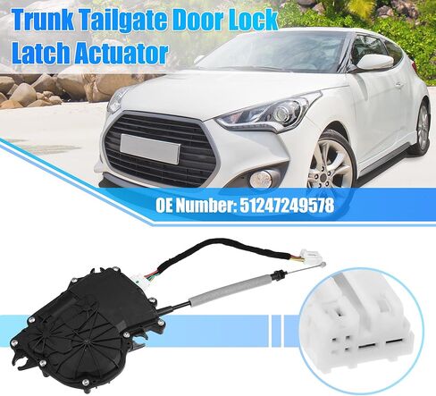 X AUTOHAUX 51247249578 Rear Trunk Tailgate Door Lock Latch Actuator Assembly for BMW X3 2011-2017 in Saudi Arabia