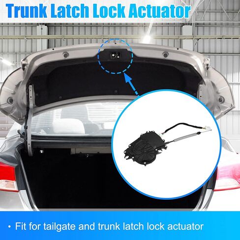 X AUTOHAUX 51247249578 Rear Trunk Tailgate Door Lock Latch Actuator Assembly for BMW X3 2011-2017 in Saudi Arabia