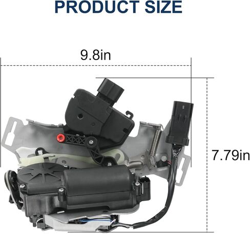 Rear Left Power Door Lock Latch Actuator with Motor Fit for Chrysler Town & Country 2008-2016 Fit for Dodge Grand Caravan 2008-2020 Fit for Ram C/V 2012-2015 Replaces# 5020769AB 5020769AC in Saudi Arabia