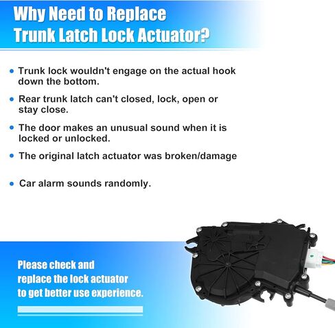 X AUTOHAUX 51247249578 Rear Trunk Tailgate Door Lock Latch Actuator Assembly for BMW X3 2011-2017 in Saudi Arabia