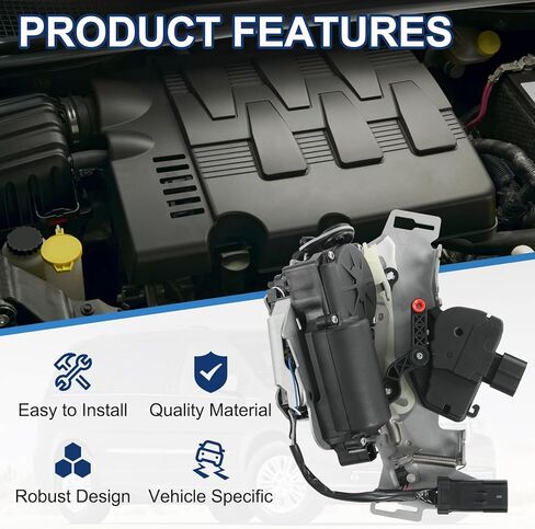 Rear Left Power Door Lock Latch Actuator with Motor Fit for Chrysler Town & Country 2008-2016 Fit for Dodge Grand Caravan 2008-2020 Fit for Ram C/V 2012-2015 Replaces# 5020769AB 5020769AC in Saudi Arabia