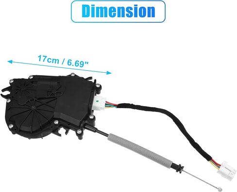 X AUTOHAUX 51247249578 Rear Trunk Tailgate Door Lock Latch Actuator Assembly for BMW X3 2011-2017 in Saudi Arabia
