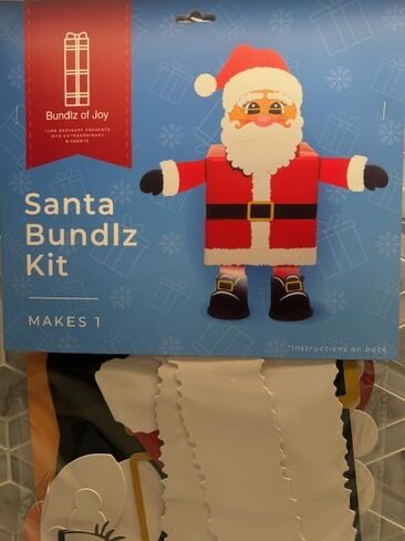 Santa Gift Box Decoration Kit | Transform Ordinary Gift Boxes into Festive Santa Boxes | Perfect for Christmas Decorating Ideas and Decorative Boxes in Saudi Arabia