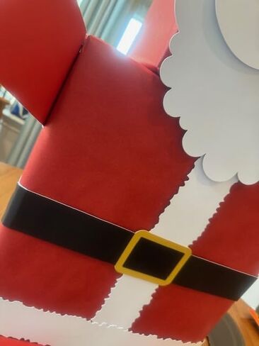 Santa Gift Box Decoration Kit | Transform Ordinary Gift Boxes into Festive Santa Boxes | Perfect for Christmas Decorating Ideas and Decorative Boxes in Saudi Arabia