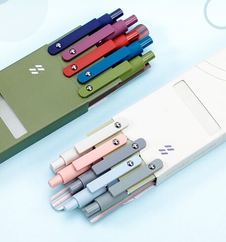 Gel Pens, 5 Pcs 0.5mm Quick Dry Premium Retractable Fine Point Smooth Rolling Ball Pens, Pens for Journaling, Notetaking, Writing,preppy, Cute Office School Supplies,Teacher, Christmas Gifts for Women in Saudi Arabia